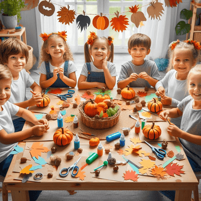 10 Fall Crafts for 4-year-olds